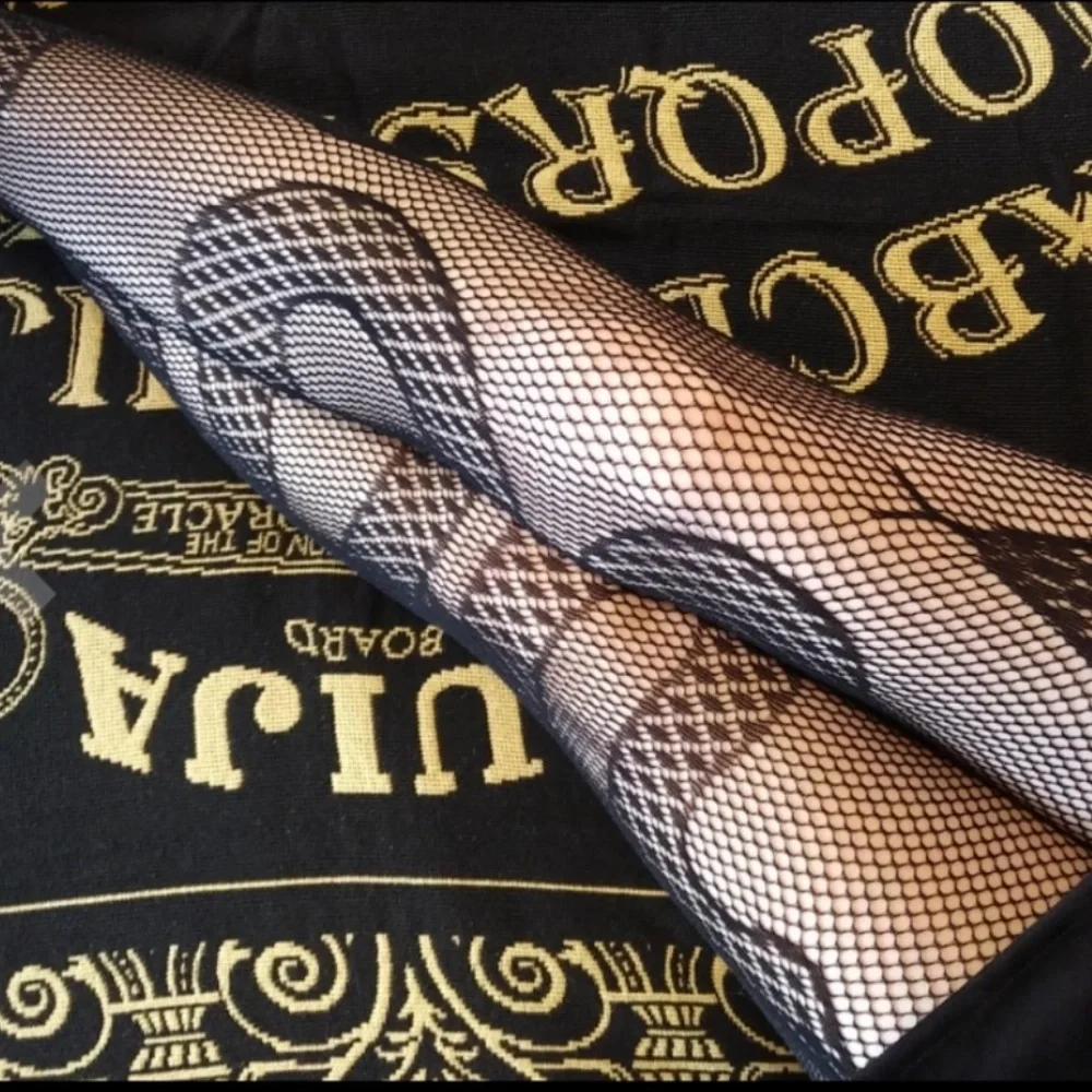 Leg Avenue Snake Serpent Goth Black Fishnet Tights
